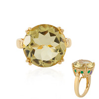 Zilveren ring met een Limoen Kwarts