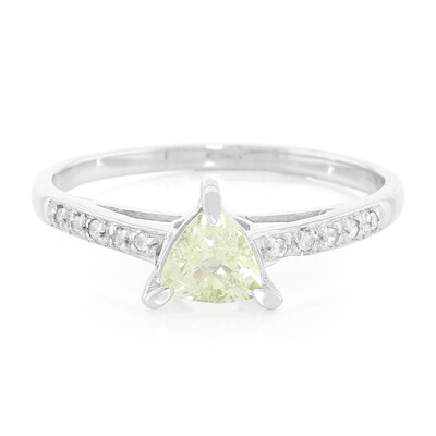Zilveren ring met een toermalijn