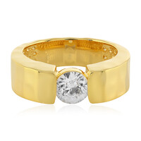 Zilveren ring met een zirkoon