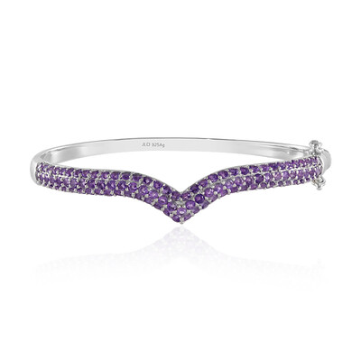 Zilveren armband met Zambia-amethisten (Adela Silber)