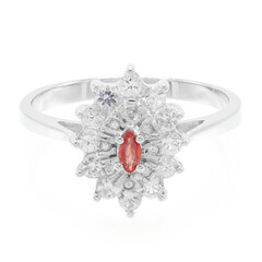 Zilveren ring met een Malawi robijn