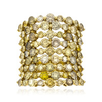 Gouden ring met SI2 Fancy Diamanten (CIRARI)