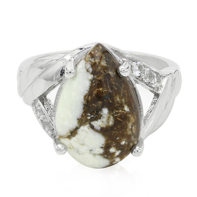 Zilveren ring met een Magnesiet
