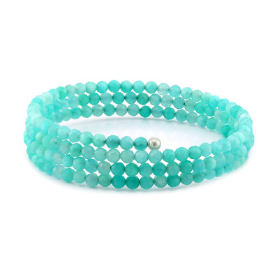 Stalen armband met amazonieten (Riya)