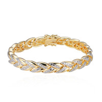 Messingen armband met een I3 (I) Diamant (Juwelo Style)