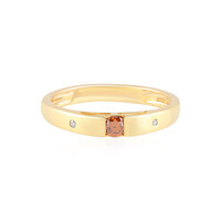 Zilveren ring met een I3 Rode Diamant