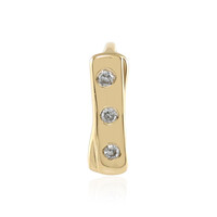 Gouden hanger met I2 (H) Diamanten