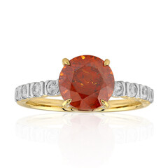 Gouden ring met een sfaleriet
