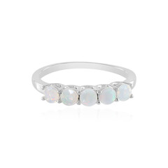 Zilveren ring met Welo-opalen