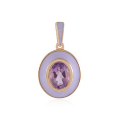 Zilveren hanger met een lavendel amethist (Adela Silber)