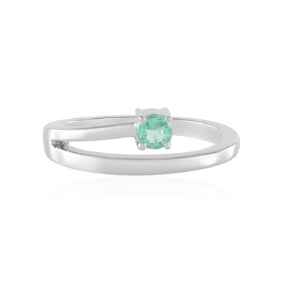 Zilveren ring met een Russische smaragd