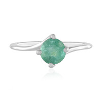 Gouden ring met een Braziliaanse smaragd