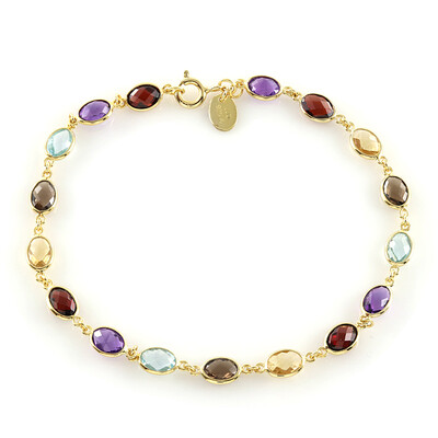 Zilveren armband met amethisten