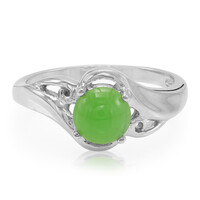 Zilveren ring met een keizerlijk chrysopraas