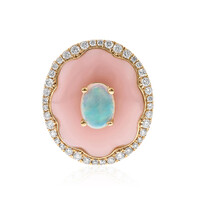 Gouden ring met een AAA Welo-opaal (CIRARI)