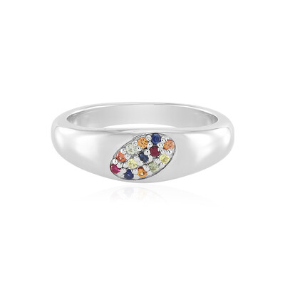 Zilveren ring met saffieren (Adela Silber)