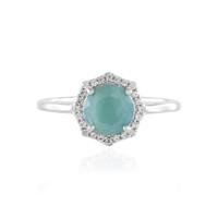 Zilveren ring met een Grandidieriet