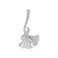 Zilveren hanger met zirkonen