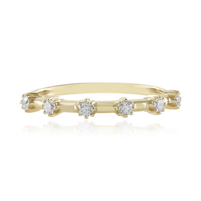 Gouden ring met IF (G) Diamanten (de Melo)
