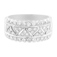 Gouden ring met SI diamanten