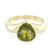 Gouden ring met een koper toermalijn