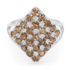 Zilveren ring met andalusieten