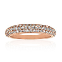 Zilveren ring met zirkonen