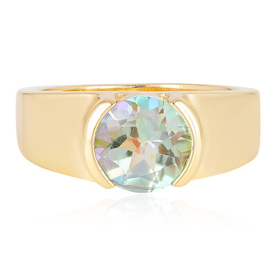 Zilveren ring met een Mountain Lake Kwarts