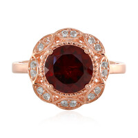 Zilveren ring met een Mozambique granaat
