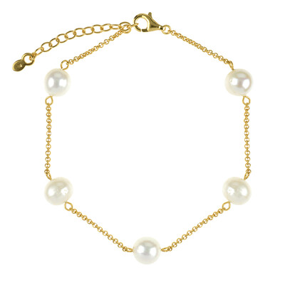 Zilveren armband met zoetwater kweekparels (dagen)