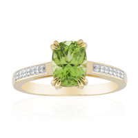 Gouden ring met een Wagogo peridoot