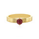 Zilveren ring met een roze zirkoon