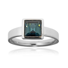 Gouden ring met een indigoliet (CUSTODANA)