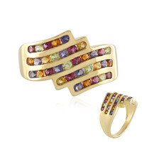 Zilveren ring met peridoots