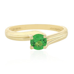 Gouden ring met een tsavoriet (La Revelle)