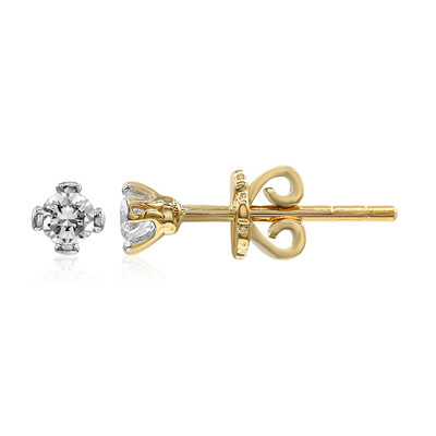 Gouden oorbellen met Diamanten SI1 (G) (Annette)