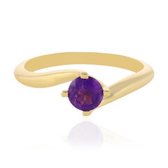 Zilveren ring met een amethist