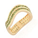 Gouden ring met Braziliaanse Groene Toermalijnen (de Melo)