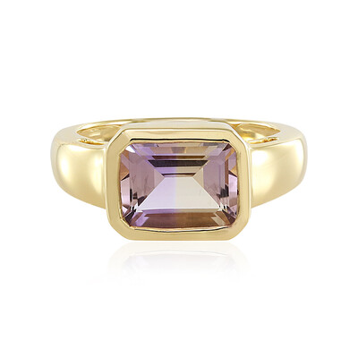 Zilveren ring met een ametrien