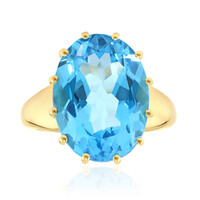 Gouden ring met een Marambaia-topaas