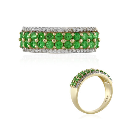 Gouden ring met tsavorieten (Adela Gold)