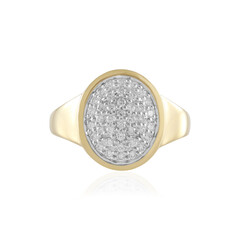Gouden ring met SI2 (H) Diamanten (de Melo)