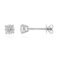 Gouden oorbellen met SI1 (H) Diamanten (CIRARI)