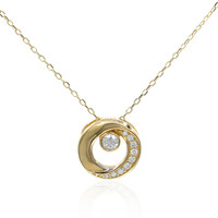 Gouden halsketting met een I1 (H) Diamant (CIRARI)