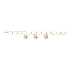 Armband met Witte zoetwater kweekparels