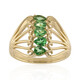 Gouden ring met AAA Keniaanse tsavoriet