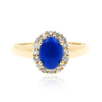 Gouden ring met een lapis lazuli