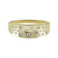 Gouden ring met Loepzuivere (F) Diamanten (LUCENT DIAMONDS)
