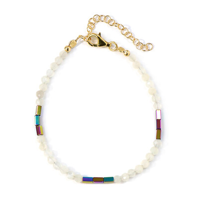 Zilveren armband met Mystieke Hematieten