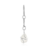 Sleutelhanger met een witte kwarts